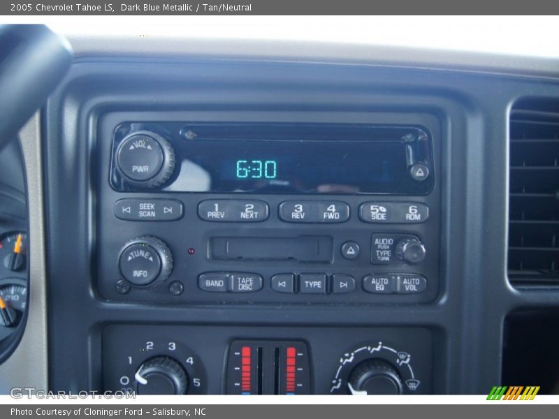 Dark Blue Metallic / Tan/Neutral 2005 Chevrolet Tahoe LS