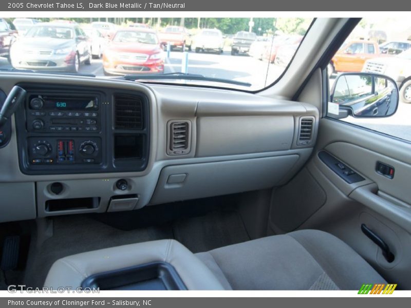 Dark Blue Metallic / Tan/Neutral 2005 Chevrolet Tahoe LS