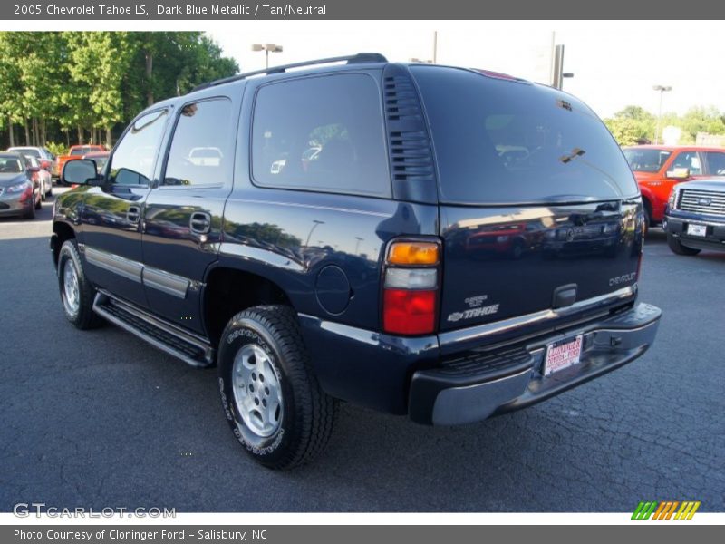 Dark Blue Metallic / Tan/Neutral 2005 Chevrolet Tahoe LS