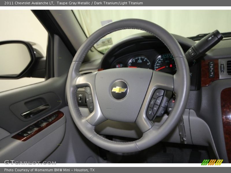 Taupe Gray Metallic / Dark Titanium/Light Titanium 2011 Chevrolet Avalanche LT