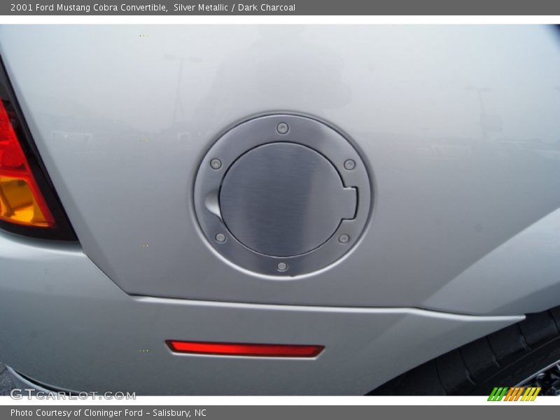 Silver Metallic / Dark Charcoal 2001 Ford Mustang Cobra Convertible