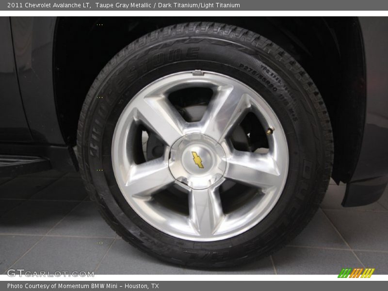 Taupe Gray Metallic / Dark Titanium/Light Titanium 2011 Chevrolet Avalanche LT