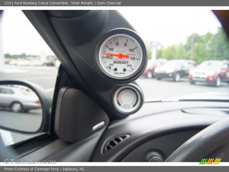 Silver Metallic / Dark Charcoal 2001 Ford Mustang Cobra Convertible