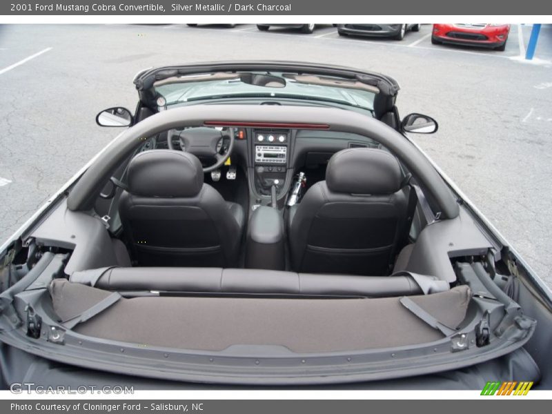 Silver Metallic / Dark Charcoal 2001 Ford Mustang Cobra Convertible