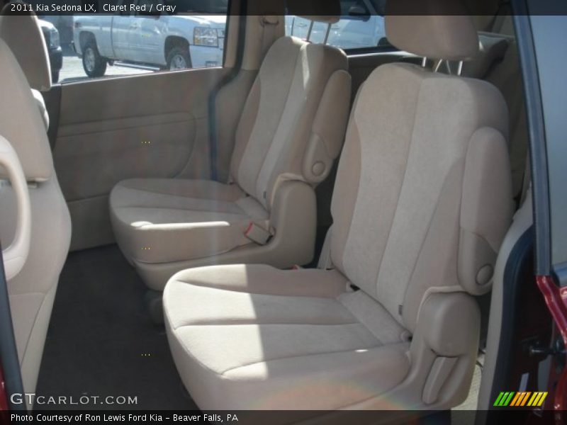 Claret Red / Gray 2011 Kia Sedona LX
