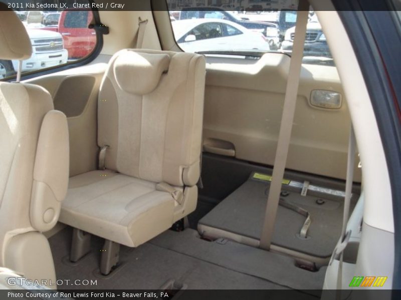 Claret Red / Gray 2011 Kia Sedona LX