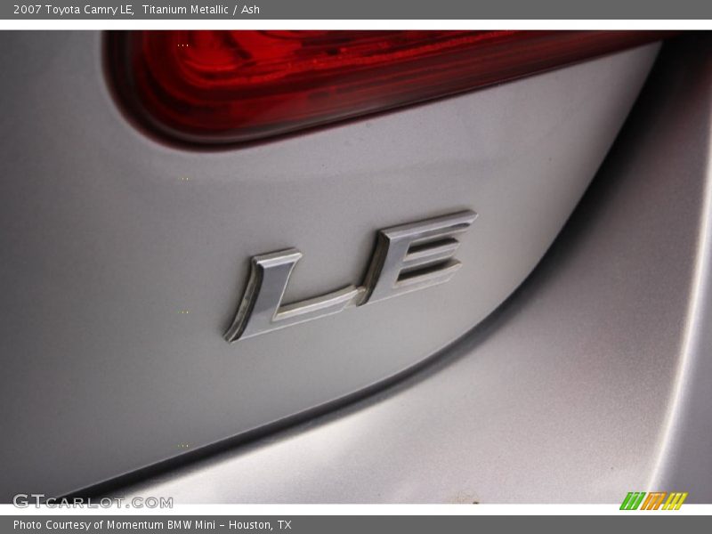 Titanium Metallic / Ash 2007 Toyota Camry LE