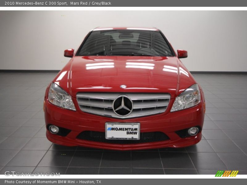 Mars Red / Grey/Black 2010 Mercedes-Benz C 300 Sport