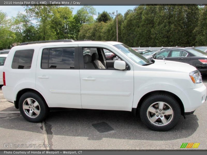 Taffeta White / Gray 2010 Honda Pilot EX-L 4WD