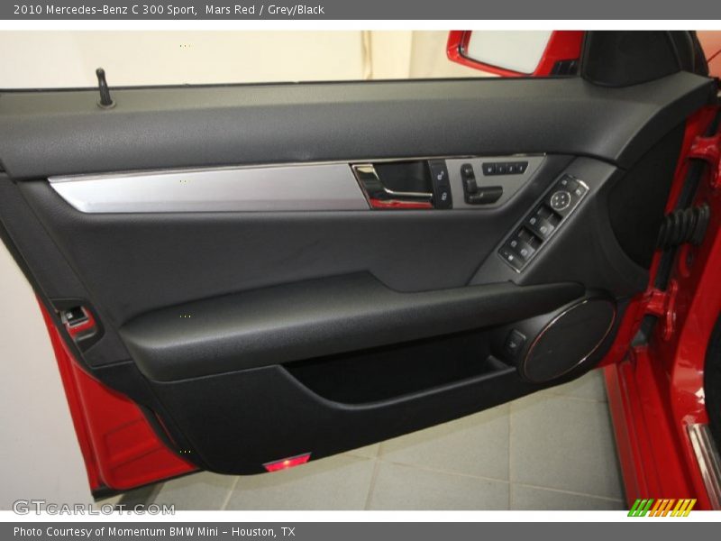 Mars Red / Grey/Black 2010 Mercedes-Benz C 300 Sport