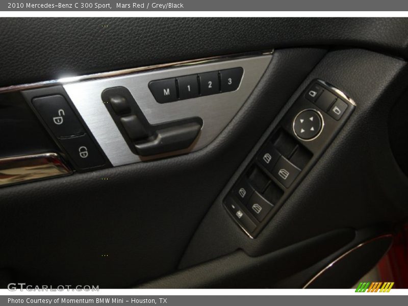 Mars Red / Grey/Black 2010 Mercedes-Benz C 300 Sport