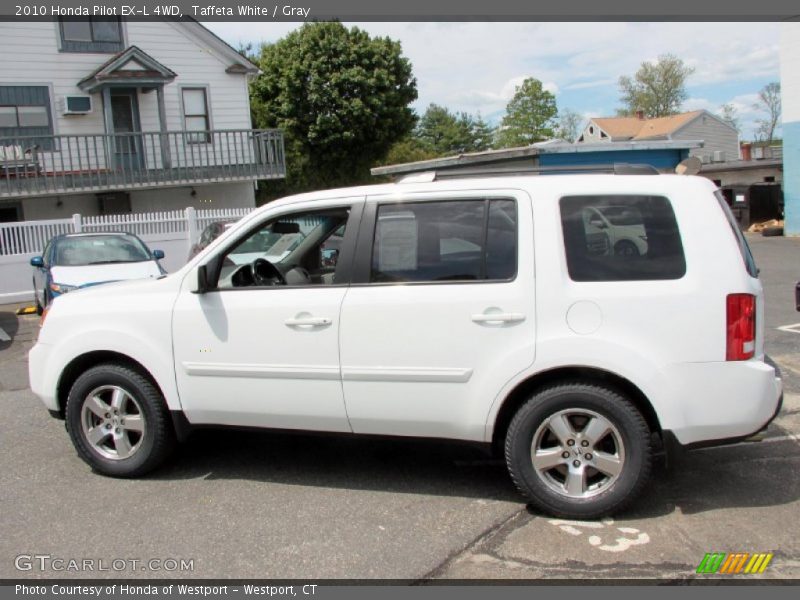 Taffeta White / Gray 2010 Honda Pilot EX-L 4WD