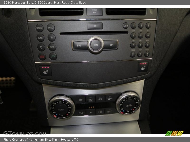 Mars Red / Grey/Black 2010 Mercedes-Benz C 300 Sport