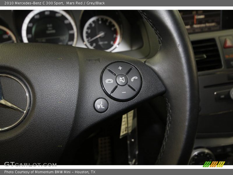 Mars Red / Grey/Black 2010 Mercedes-Benz C 300 Sport
