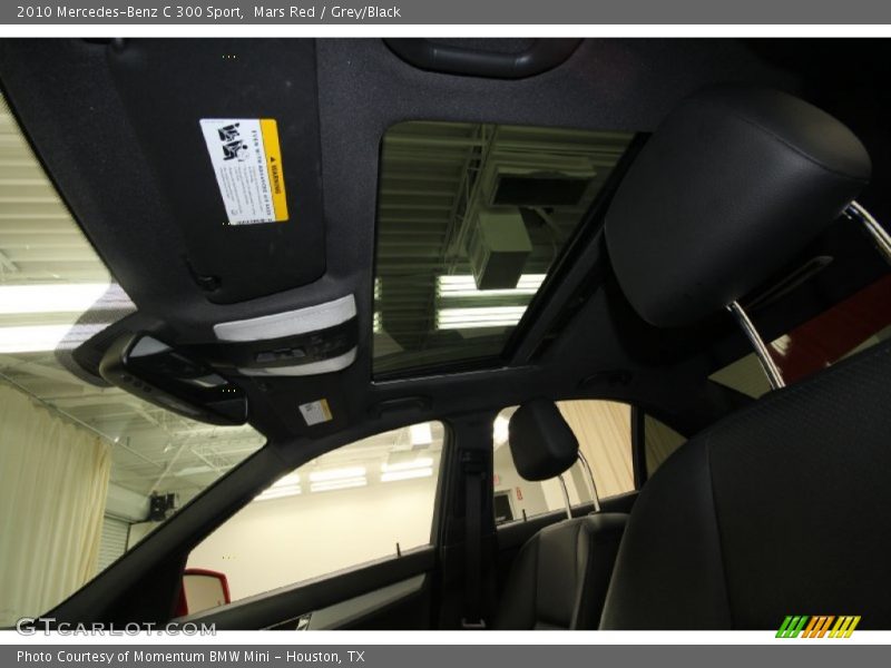 Mars Red / Grey/Black 2010 Mercedes-Benz C 300 Sport