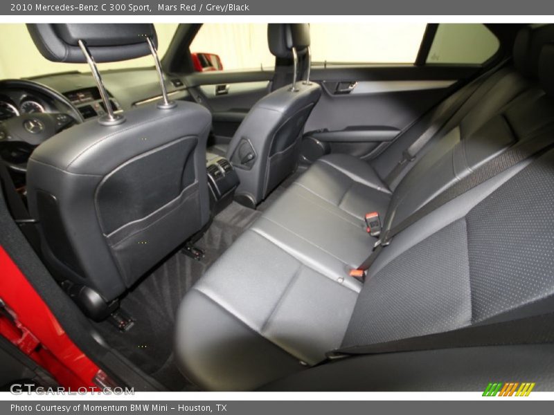 Mars Red / Grey/Black 2010 Mercedes-Benz C 300 Sport