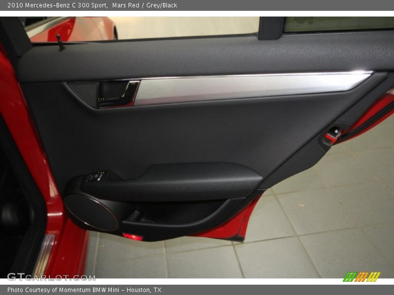 Mars Red / Grey/Black 2010 Mercedes-Benz C 300 Sport