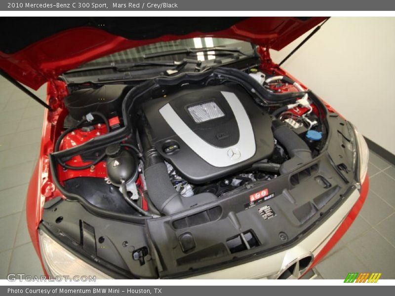Mars Red / Grey/Black 2010 Mercedes-Benz C 300 Sport