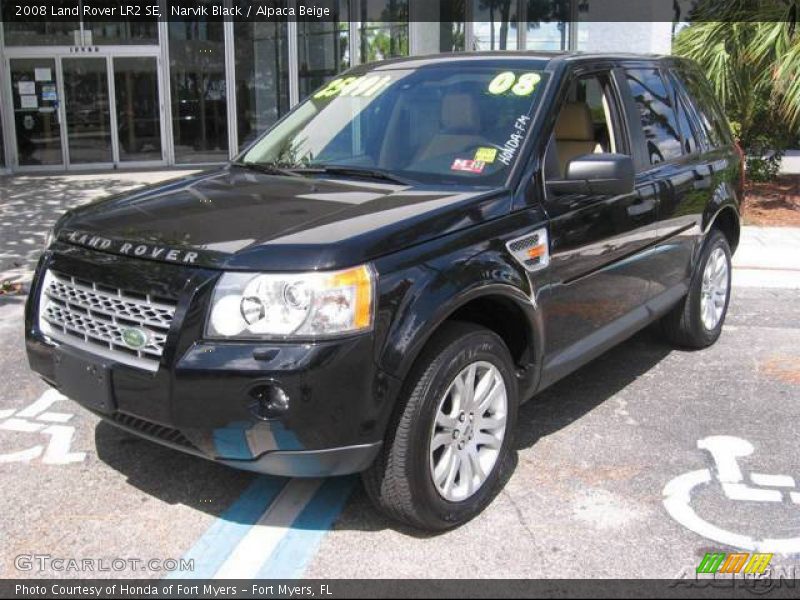 Narvik Black / Alpaca Beige 2008 Land Rover LR2 SE