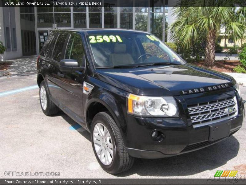 Narvik Black / Alpaca Beige 2008 Land Rover LR2 SE