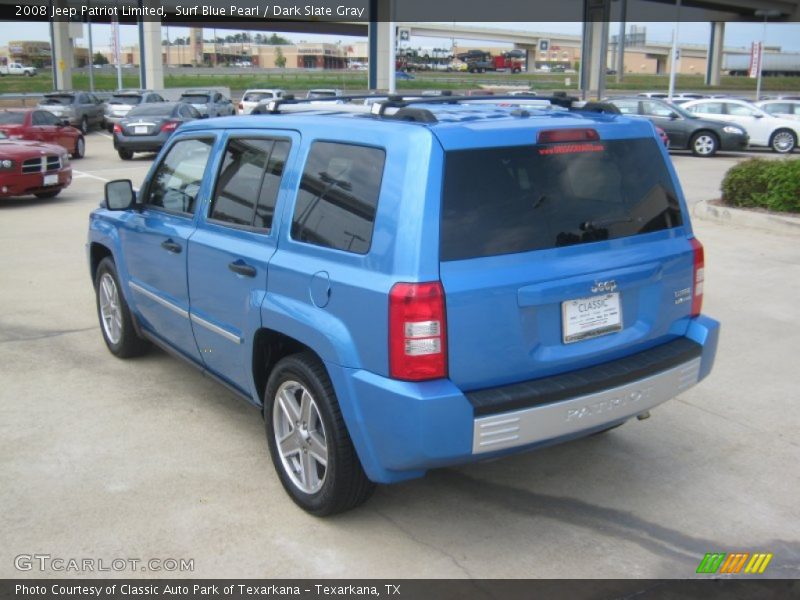 Surf Blue Pearl / Dark Slate Gray 2008 Jeep Patriot Limited