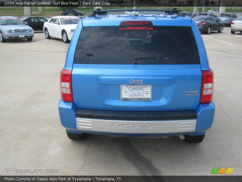 Surf Blue Pearl / Dark Slate Gray 2008 Jeep Patriot Limited
