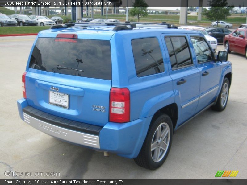 Surf Blue Pearl / Dark Slate Gray 2008 Jeep Patriot Limited