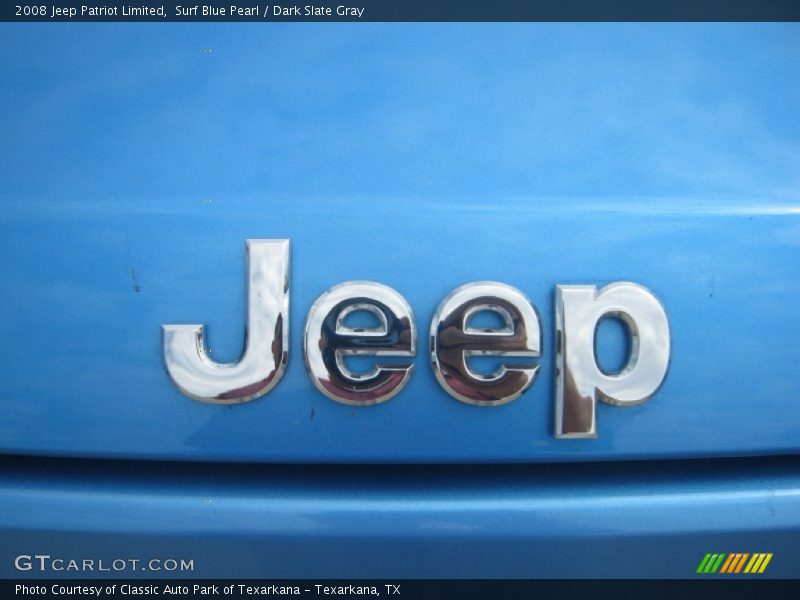 Surf Blue Pearl / Dark Slate Gray 2008 Jeep Patriot Limited