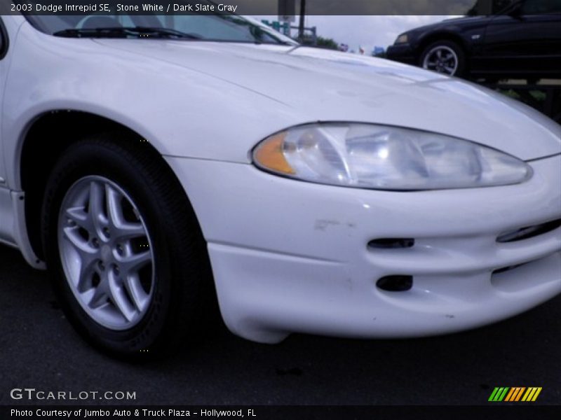 Stone White / Dark Slate Gray 2003 Dodge Intrepid SE