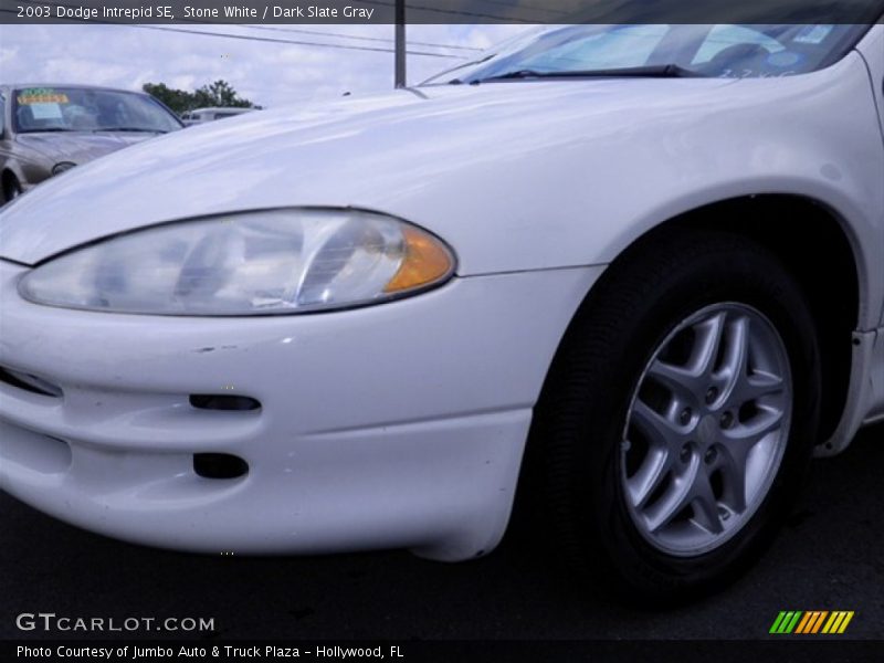Stone White / Dark Slate Gray 2003 Dodge Intrepid SE