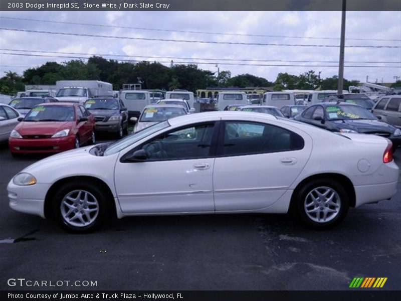 Stone White / Dark Slate Gray 2003 Dodge Intrepid SE