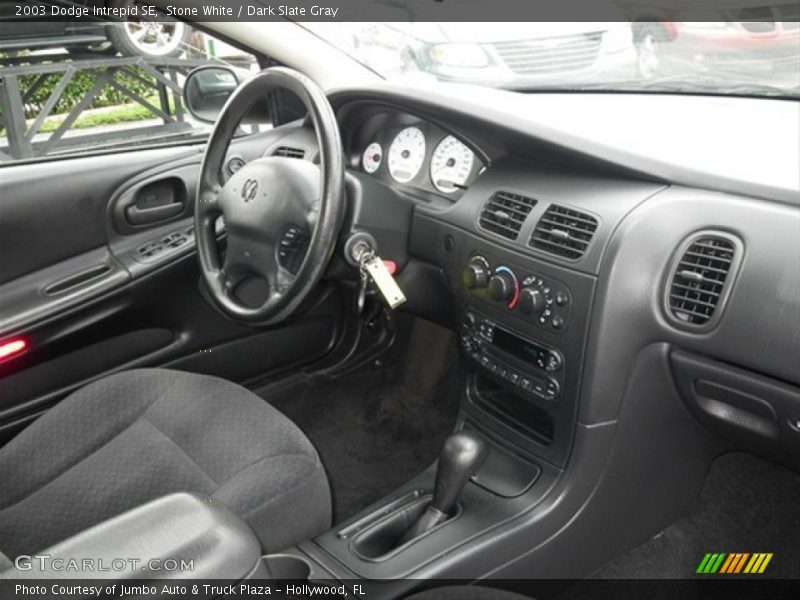 Stone White / Dark Slate Gray 2003 Dodge Intrepid SE