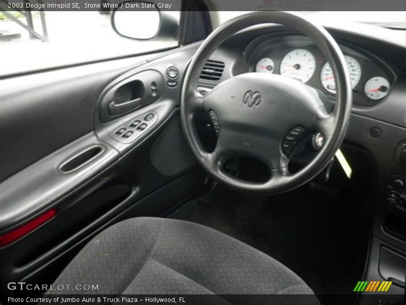 Stone White / Dark Slate Gray 2003 Dodge Intrepid SE