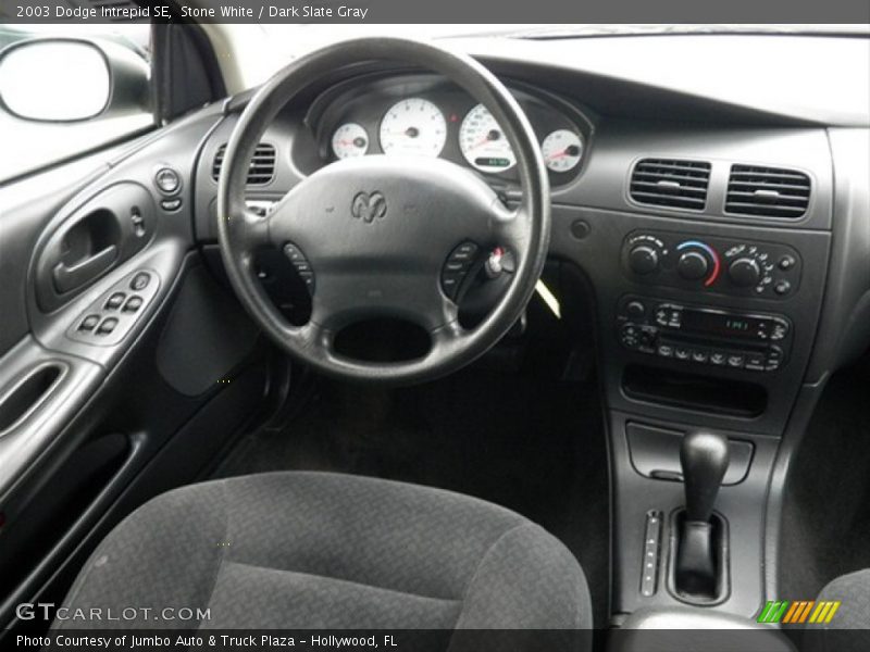 Stone White / Dark Slate Gray 2003 Dodge Intrepid SE