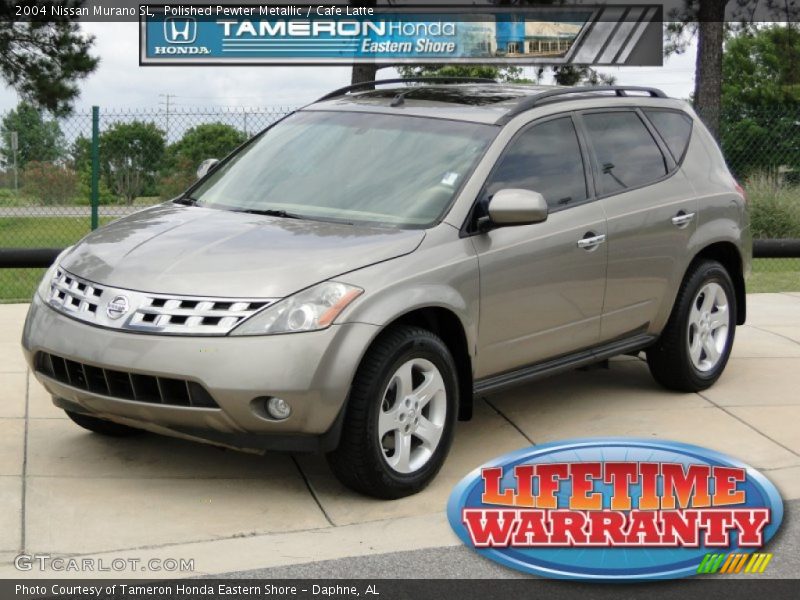 Polished Pewter Metallic / Cafe Latte 2004 Nissan Murano SL