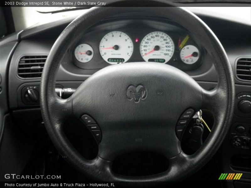Stone White / Dark Slate Gray 2003 Dodge Intrepid SE