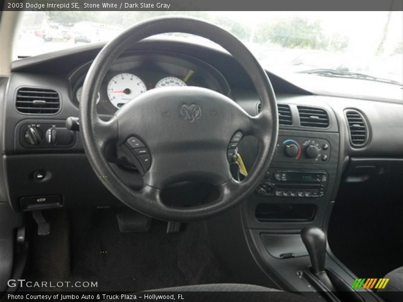 Stone White / Dark Slate Gray 2003 Dodge Intrepid SE