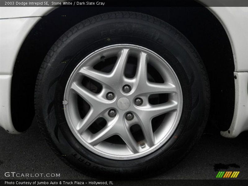 Stone White / Dark Slate Gray 2003 Dodge Intrepid SE