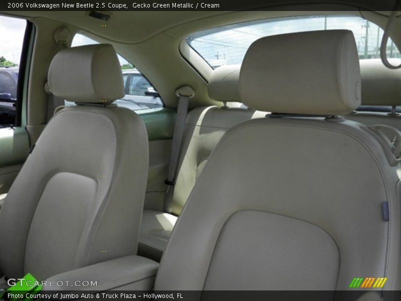 Gecko Green Metallic / Cream 2006 Volkswagen New Beetle 2.5 Coupe
