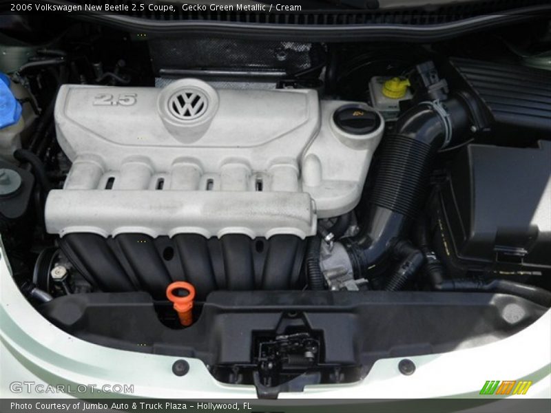 Gecko Green Metallic / Cream 2006 Volkswagen New Beetle 2.5 Coupe
