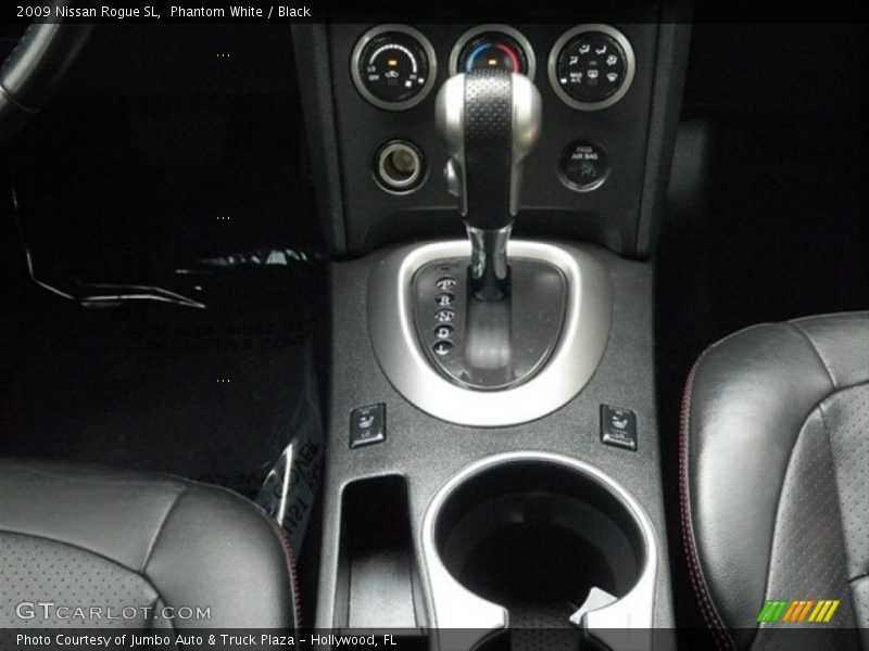 Phantom White / Black 2009 Nissan Rogue SL