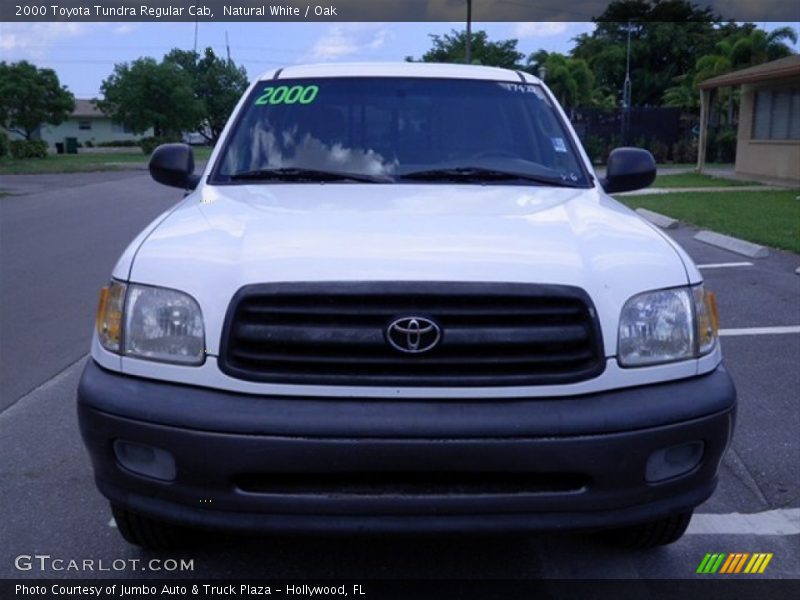 Natural White / Oak 2000 Toyota Tundra Regular Cab
