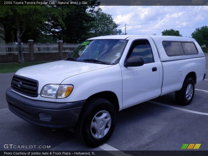 Natural White / Oak 2000 Toyota Tundra Regular Cab