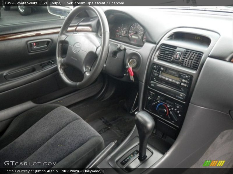 Silver Stream Opalescent / Charcoal 1999 Toyota Solara SE V6 Coupe