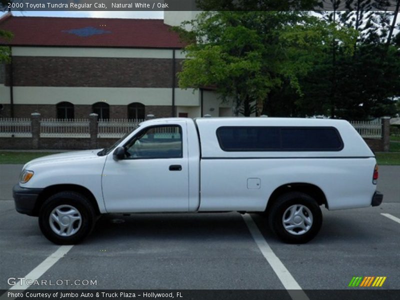 Natural White / Oak 2000 Toyota Tundra Regular Cab