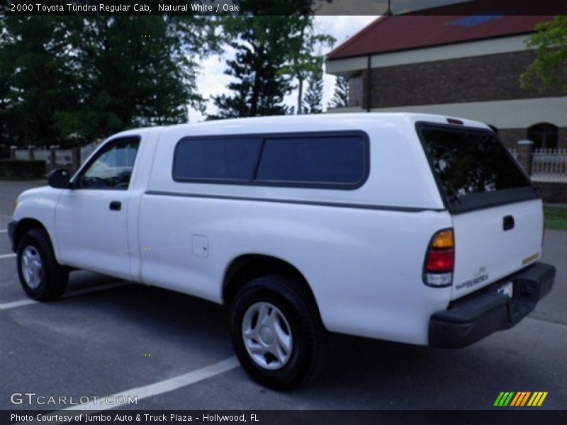 Natural White / Oak 2000 Toyota Tundra Regular Cab