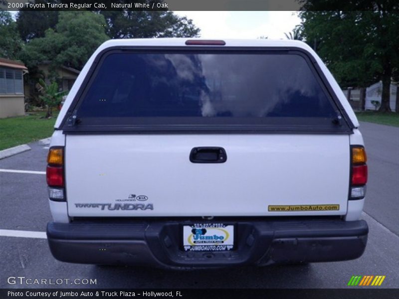 Natural White / Oak 2000 Toyota Tundra Regular Cab