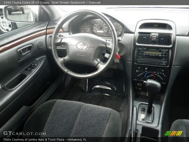 Silver Stream Opalescent / Charcoal 1999 Toyota Solara SE V6 Coupe