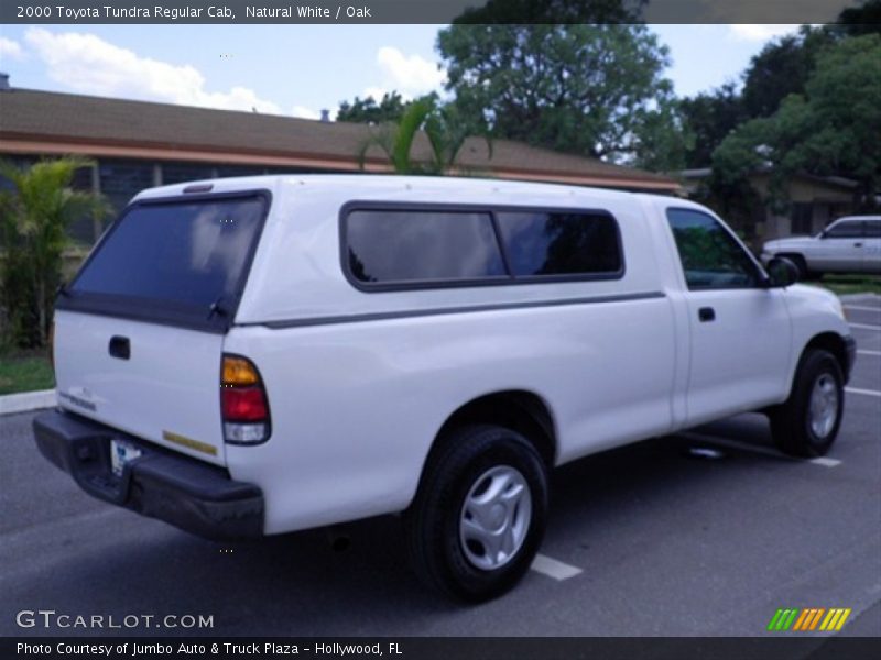 Natural White / Oak 2000 Toyota Tundra Regular Cab