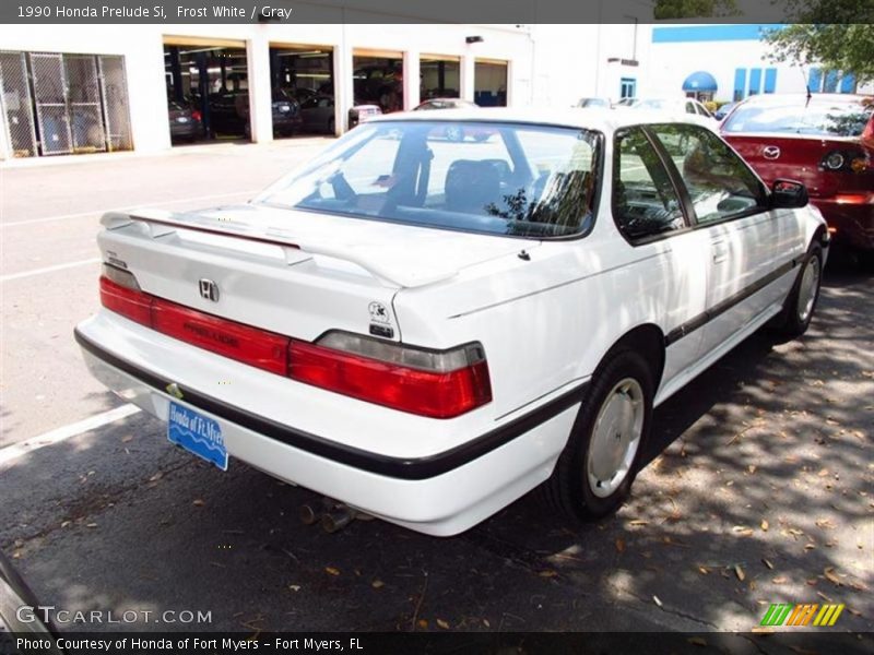 Frost White / Gray 1990 Honda Prelude Si